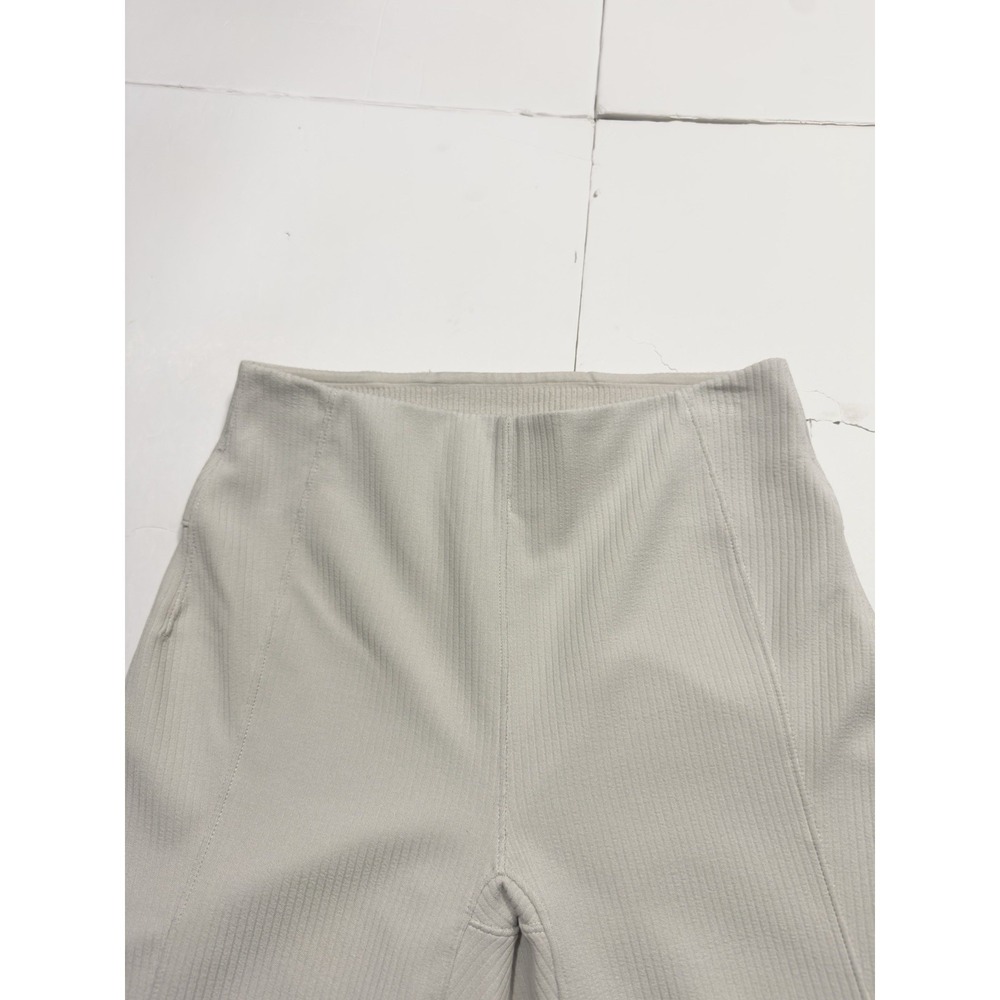 Lululemon Women's Ribbed Softstreme Flared Pant Stretch Size 4 Bone LW5GVK Yoga - Picture 8 of 14
